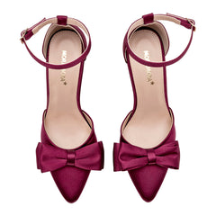 Zapatilla semiabierta para Mujer marca Moramora Vino cod. 148106