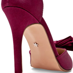 Zapatilla semiabierta para Mujer marca Moramora Vino cod. 148106