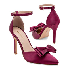 Zapatilla semiabierta para Mujer marca Moramora Vino cod. 148106