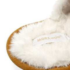Pantufla para Mujer marca Mora Confort Beige cod. 148295