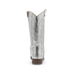 Bota vaquera para Niña marca Mora west Plata cod. 148304