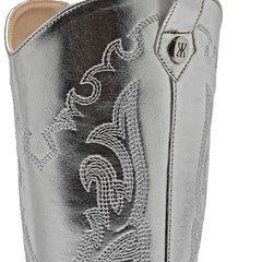 Bota vaquera para Niña marca Mora west Plata cod. 148304