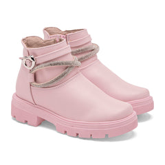 BotÍn para Niña marca Moramora Rosa cod. 148308