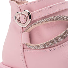 BotÍn para Niña marca Moramora Rosa cod. 148308
