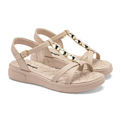 Sandalia para Mujer marca Mora Confort Beige cod. 148751