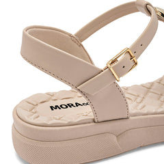 Sandalia para Mujer marca Mora Confort Beige cod. 148751