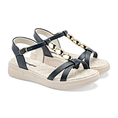 Sandalia para Mujer marca Mora Confort Azul marino cod. 148752