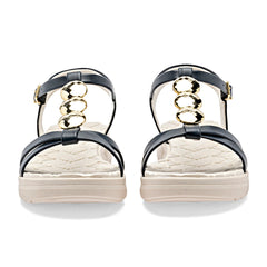 Sandalia para Mujer marca Mora Confort Azul marino cod. 148752