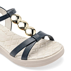 Sandalia para Mujer marca Mora Confort Azul marino cod. 148752