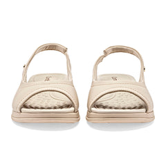 Sandalia slingback para Mujer marca Mora Confort Beige cod. 148754