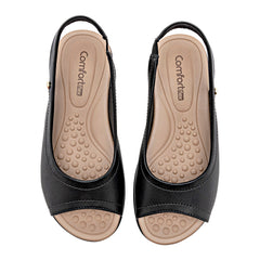 Sandalia slingback para Mujer marca Mora Confort Negro cod. 148755