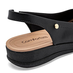 Sandalia slingback para Mujer marca Mora Confort Negro cod. 148755