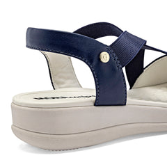 Sandalia para Mujer marca Mora Confort Azul Marino cod. 148756