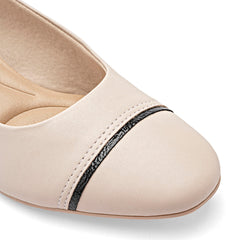 Zapatilla semiabierta para Mujer marca Mora Confort Beige cod. 148760