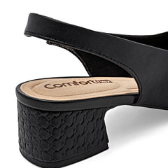 Zapatilla semiabierta para Mujer marca Mora Confort Negro cod. 148761