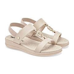 Sandalia para Mujer marca Mora Confort Beige cod. 148762