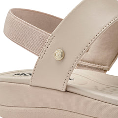 Sandalia para Mujer marca Mora Confort Beige cod. 148762