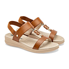 Sandalia para Mujer marca Mora Confort Beige cod. 148763
