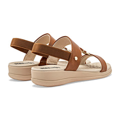 Sandalia para Mujer marca Mora Confort Beige cod. 148763