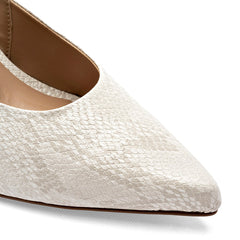 Zapatilla semiabierta para Mujer marca Moramora Marfil cod. 148973