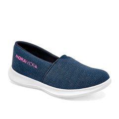 Tenis urbano para mujer color azul marca Moramora 