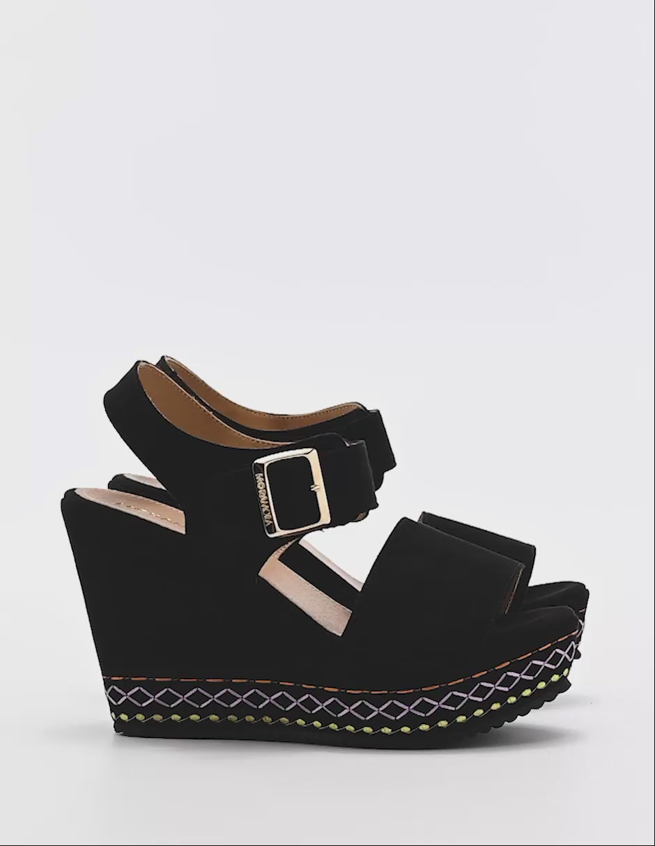 Sandalia con cuña para Mujer  cod. 129215