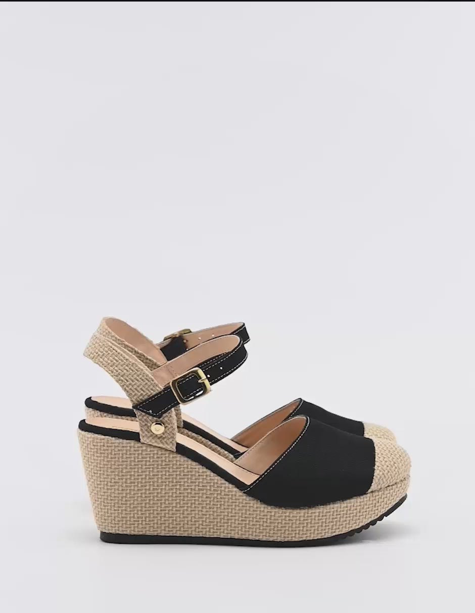 Sandalia de plataforma tipo alpargata para Mujer  cod. 126813