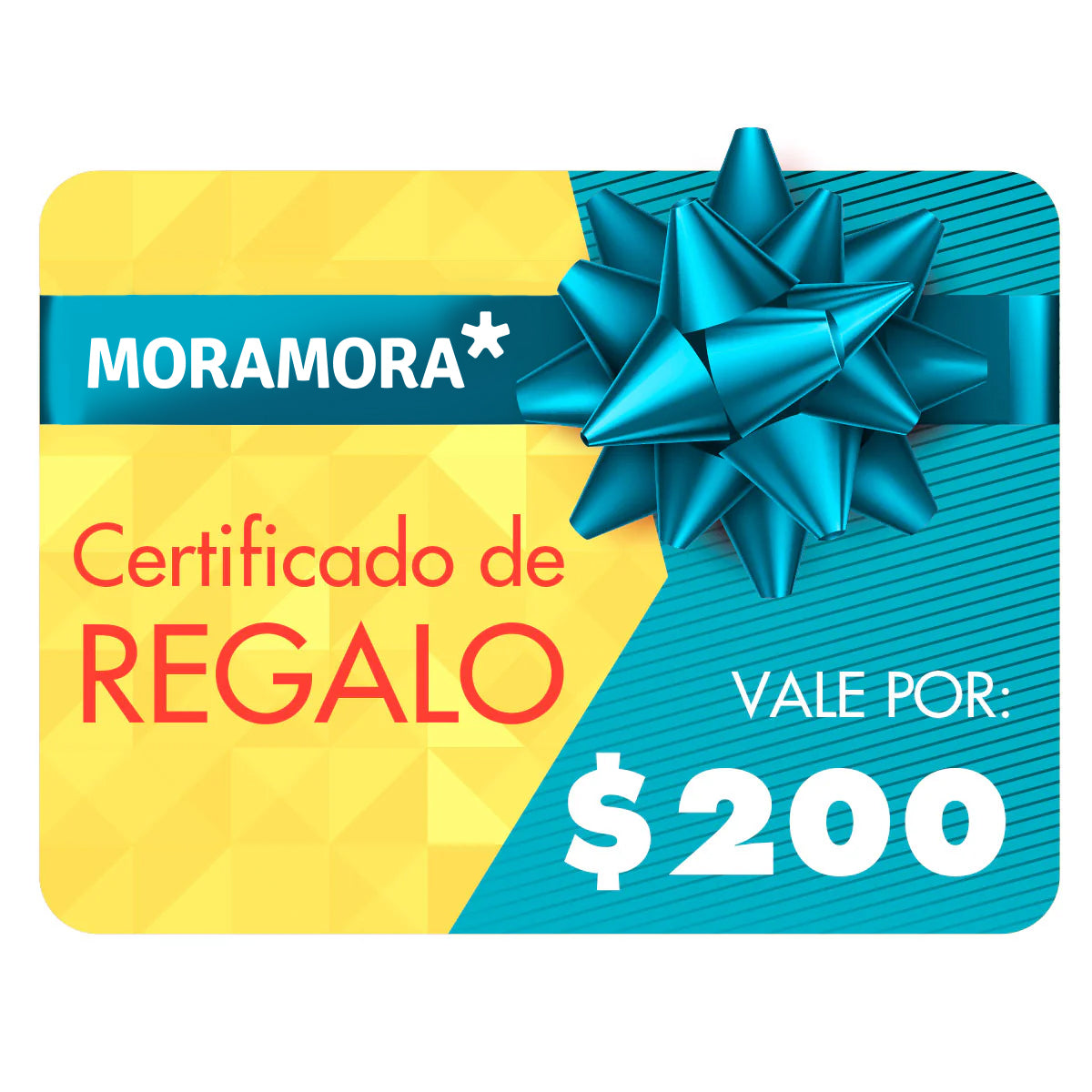 Certificado de regalo 200-MORAMORA Calzado y Accesorios