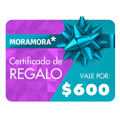 Moramora  - Calzado y accesorios - Certificado de Regalo 600 - Envío GRATIS a partir de $299